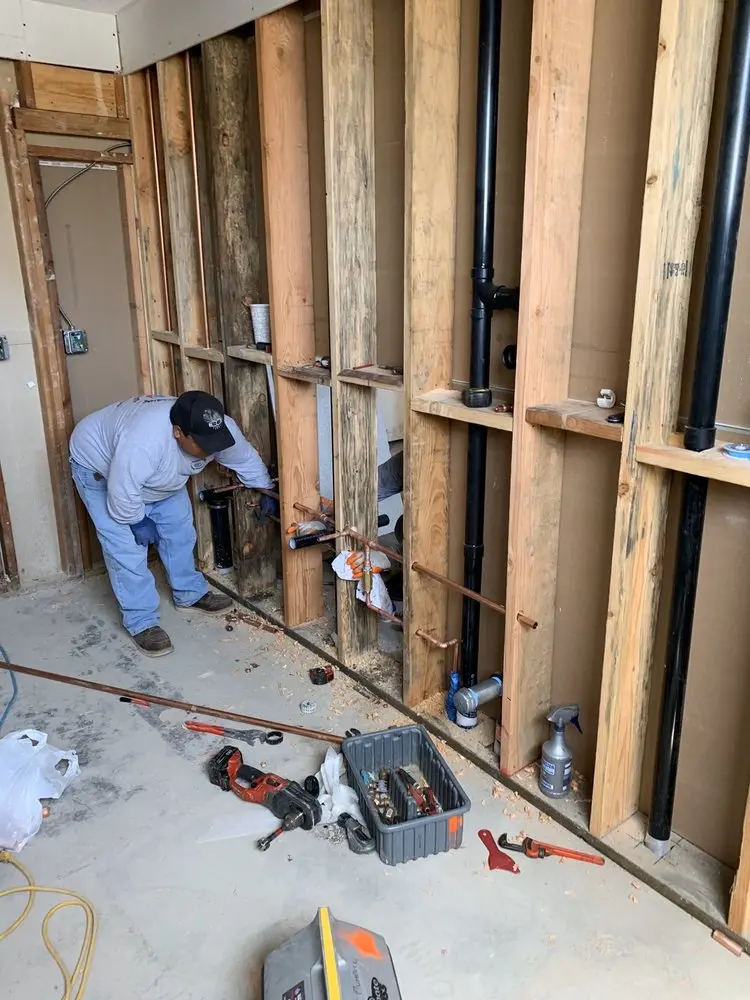 Commercial rough-in plumbing for Gas Line Repair in Grassland
